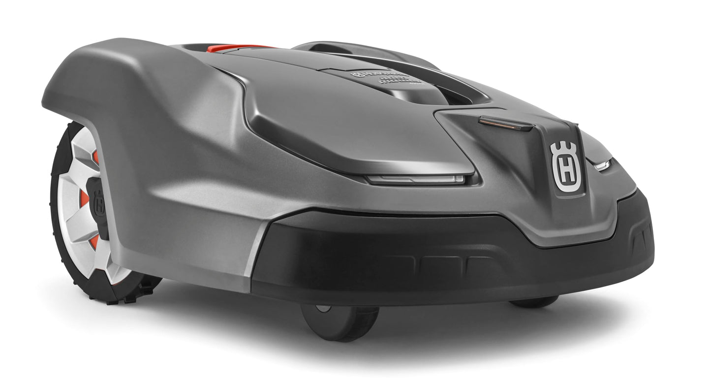 Husqvarna 420iQ Automower Robotic Mower, 1 Acre Mowing Capacity, Wire Free Robot Lawn Mower with Charging Station, RS1 EPOS Reference Station and Replacement Blades