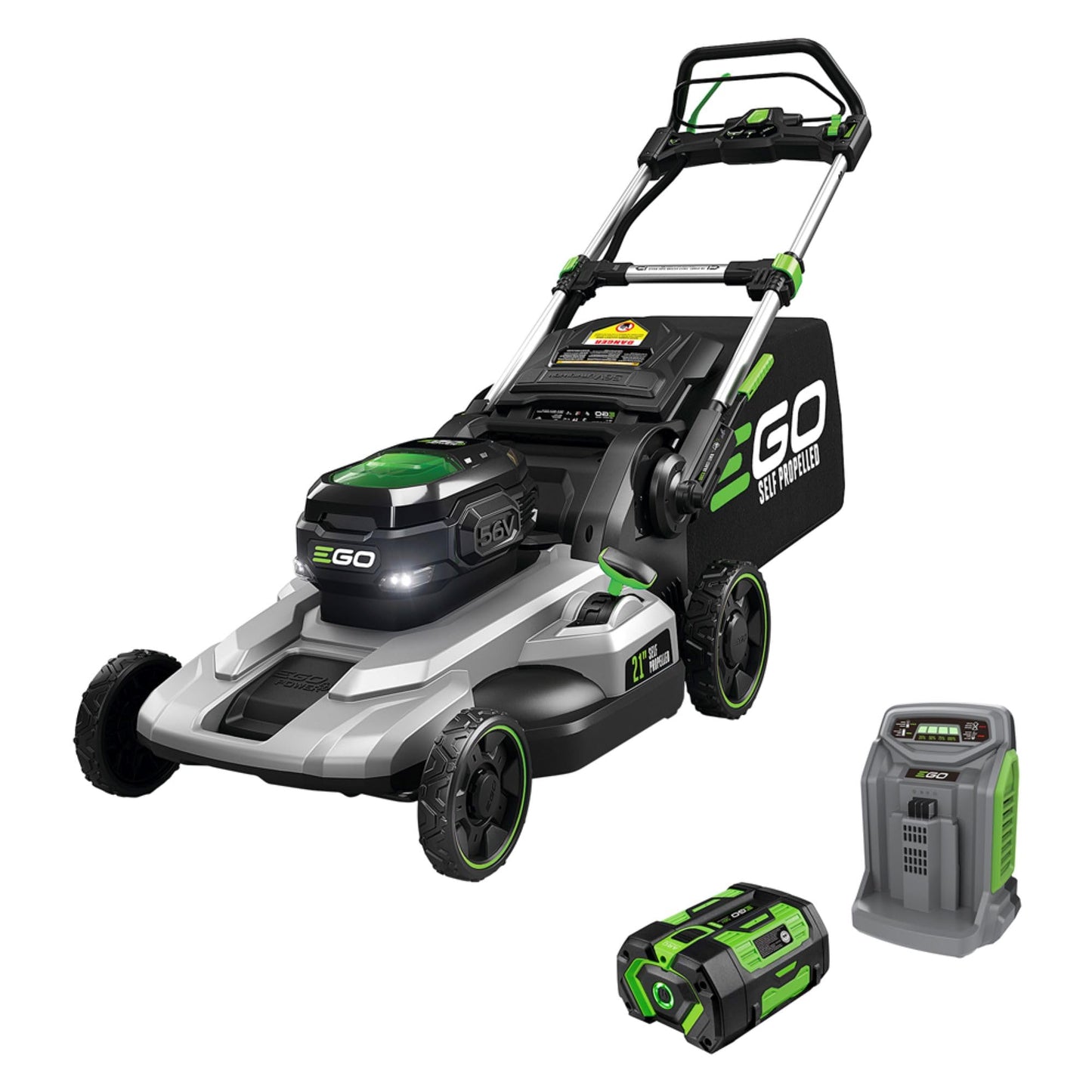EGO POWER+ 22" Electric Lawn Mower – Self-Propelled, Cordless, 56V Battery & Charger