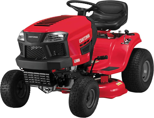 Craftsman 36" Gas Riding Lawn Mower – 11.5 HP Briggs & Stratton Engine, 7-Speed, Red/Black