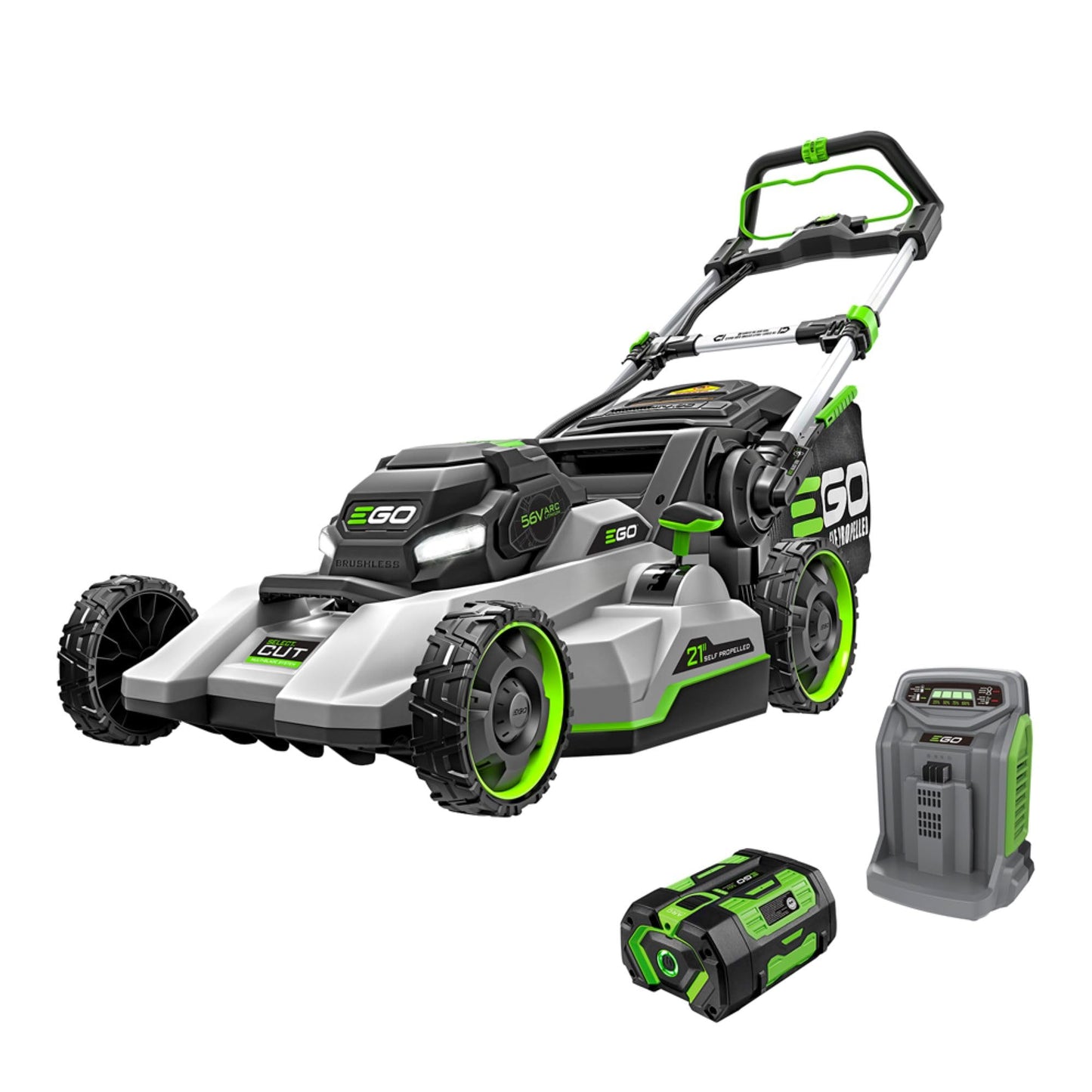EGO POWER+ 22" Electric Lawn Mower – Self-Propelled, Cordless, 56V Battery & Charger