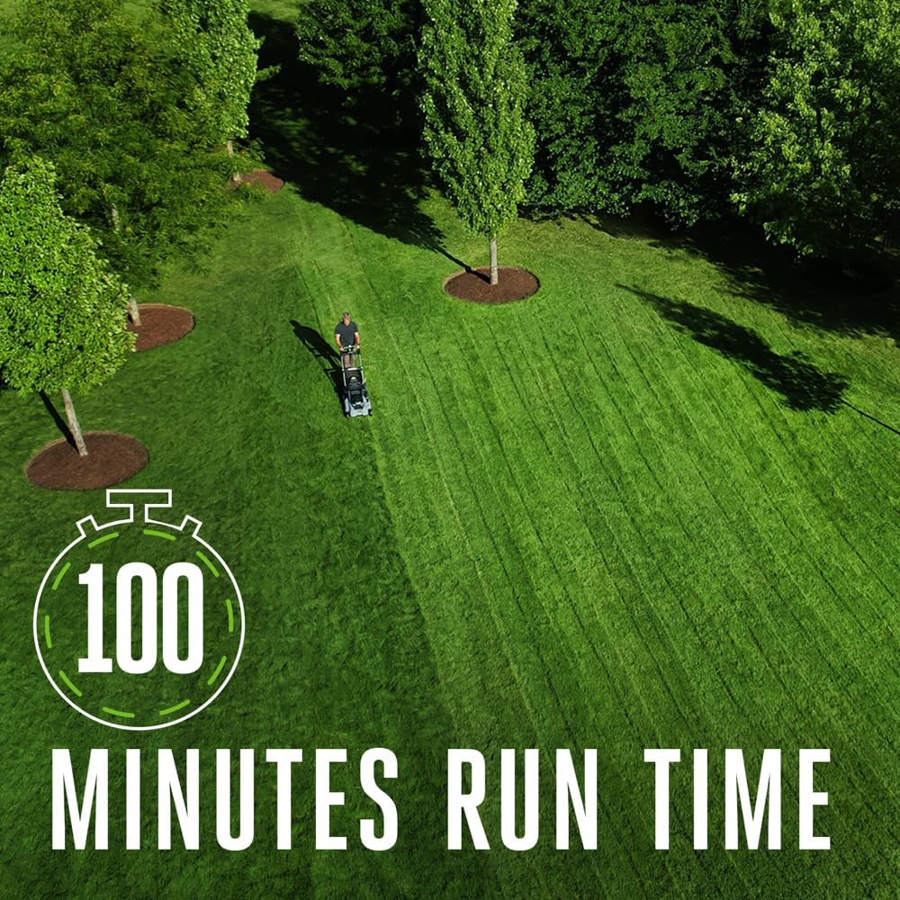 EGO POWER+ Electric Lawn Mower – Self-Propelled, Cordless, Dual 56V Batteries & Rapid Charger