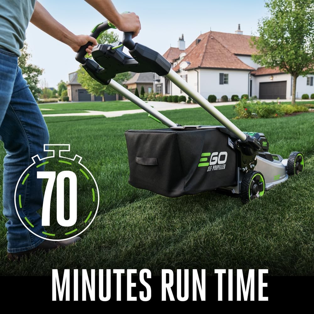 EGO POWER+ 22" Electric Lawn Mower – Self-Propelled, Cordless, 56V Battery & Charger