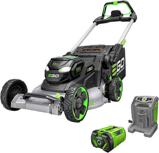 EGO POWER+ 22" Electric Lawn Mower – Self-Propelled, Cordless, 56V Battery & Charger