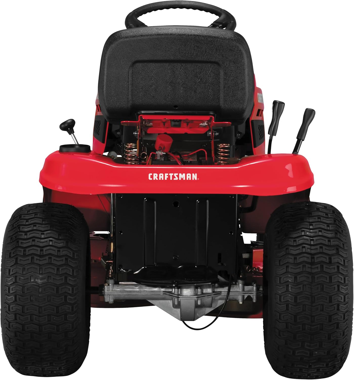 Craftsman 36" Gas Riding Lawn Mower – 11.5 HP Briggs & Stratton Engine, 7-Speed, Red/Black